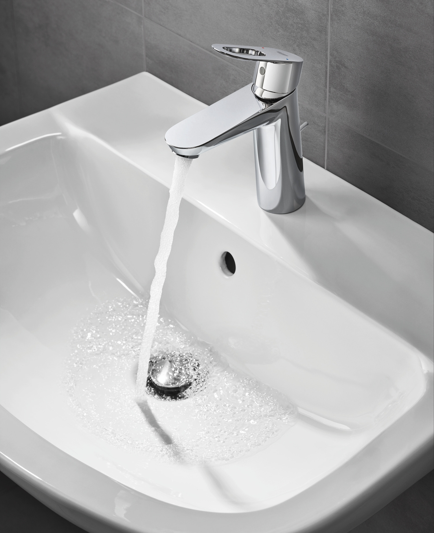 Grohe Essence Mitigeur monocommande 1/2 bain/douche, Chrome (33628001) -  Livea Sanitaire