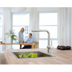 Robinet Cuisine Douchette Grohe Minta avec mousseur extractible Chrom,  171,29 €