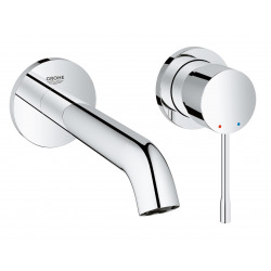 Essence Mitigeur monocommande 2 trous lavabo Taille M chrome (19408001)