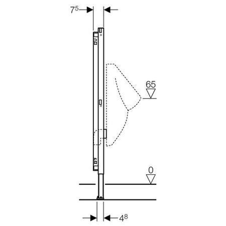 Bâti-support Duofix GEBERIT urinoir 111616001