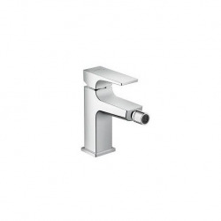 Hansgrohe Metropol Mitigeur bidet poignée manette, bonde Push-Open, chromé (32520000)