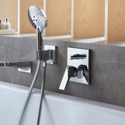 Hansgrohe Metropol Metropol Set de finition pour mitigeur bain/douche encastré, chromé (32545000)