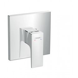 Hansgrohe Metropol Set de finition pour mitigeur douche encastré, poignée manette, chromé (32565000)