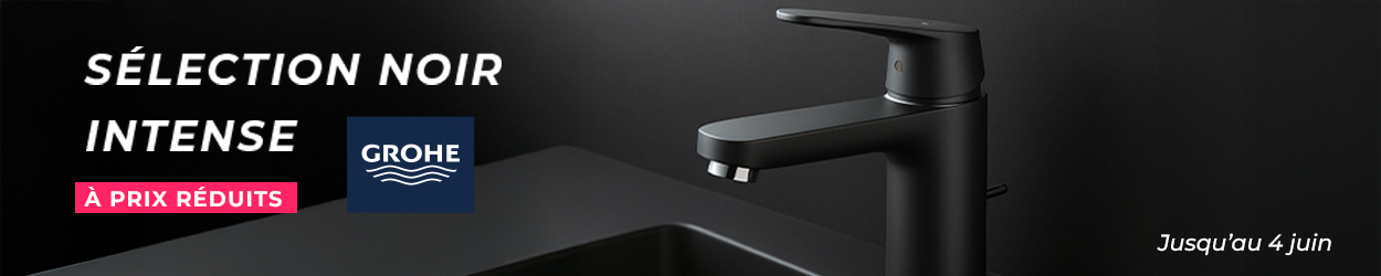 Vente Flash Grohe Noir : Jusqu’à -60% sur Finitions Noires Élégantes ...