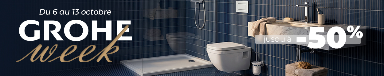 Grohe Week : jusqu'à -50% du 6 au 13 octobre