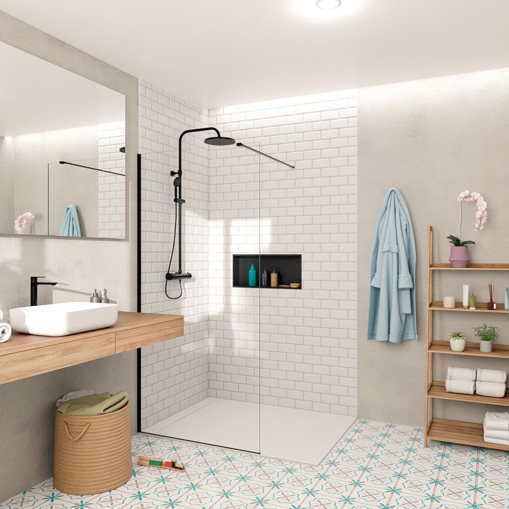 Douche à l'italienne