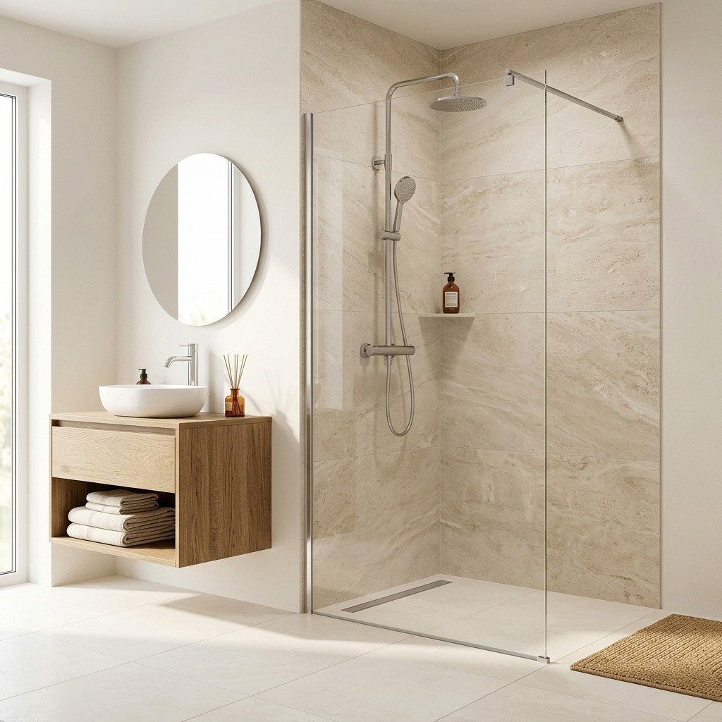 Douche à l'italienne