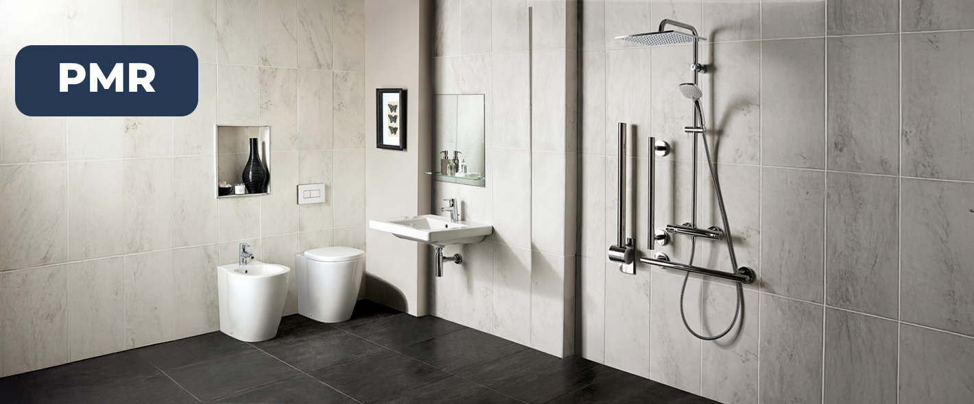 Norme salle de bain PMR 2021 : la douche sans ressaut