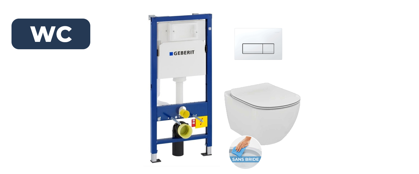 Pourquoi choisir un bâti-support Geberit ?