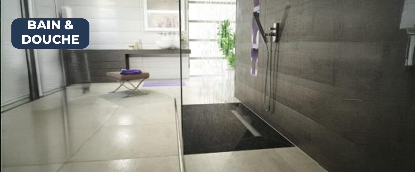 Aménager douche à l'italienne