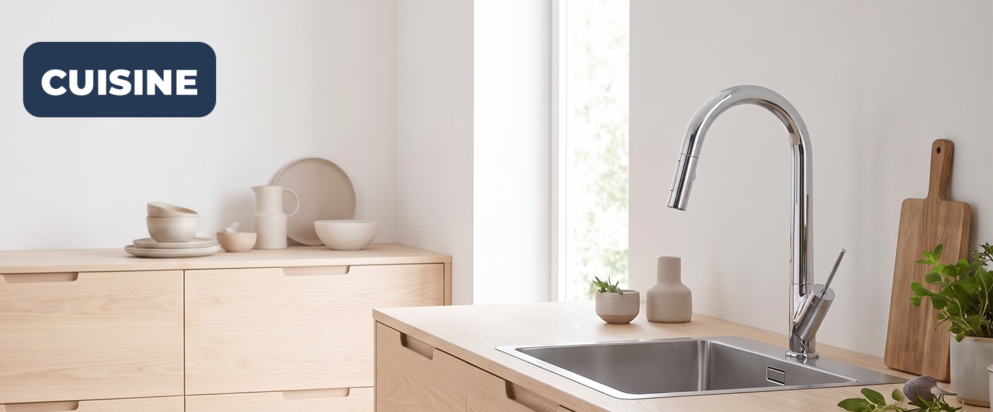 TOP 10 : les mitigeurs de cuisine avec douchette extractible