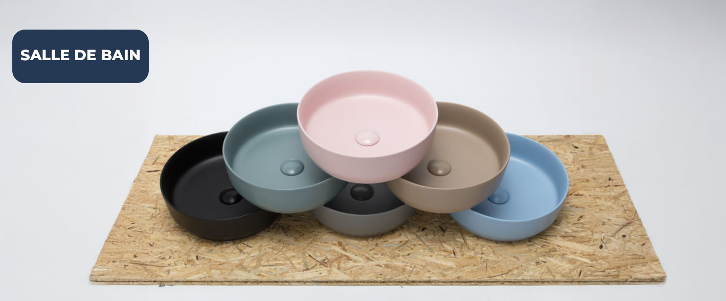 Couleur dans la salle de bain : pourquoi opter pour une vasque colorée ?