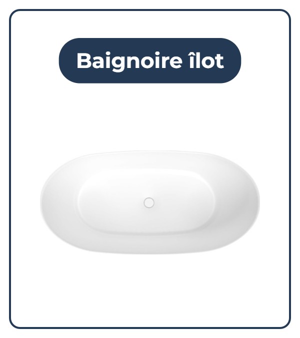 Baignoire îlot