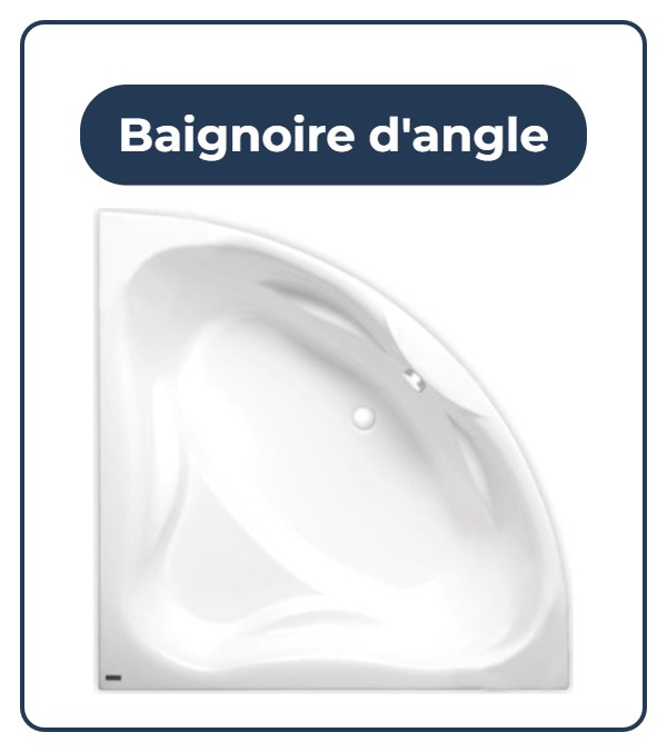 Baignoire d'angle