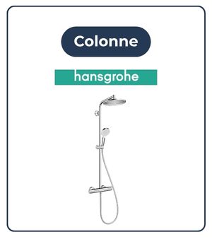 Colonnes de douche hansgrohe