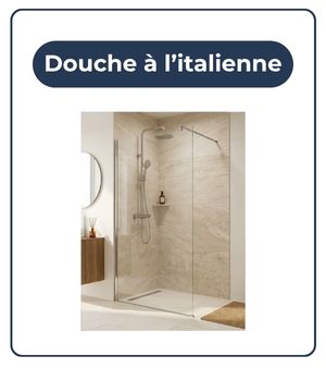 Douche à l'italienne