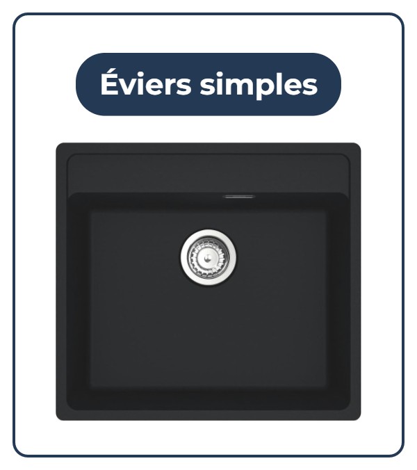 Éviers simples