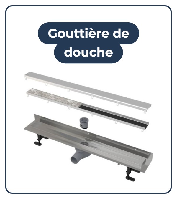 Gouttière de douche