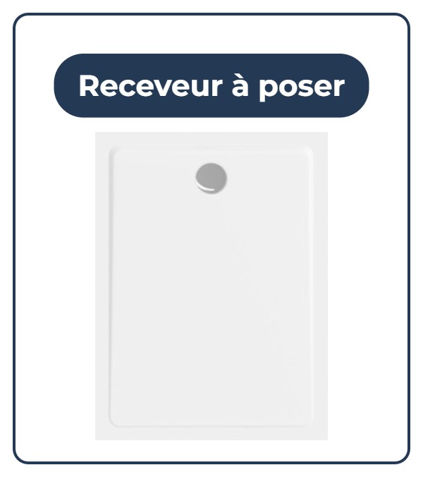 Receveur à poser